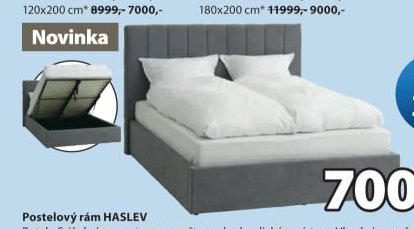 Postelový rám HASLEV