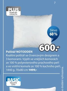 Polštář NOTODDEN