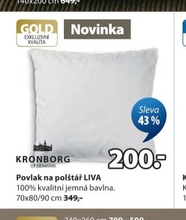 Povlak na polštář LIVA