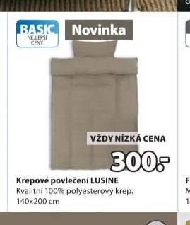 Krepové povlečení LUSINE