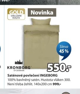 Saténové povlečení INGEBORG