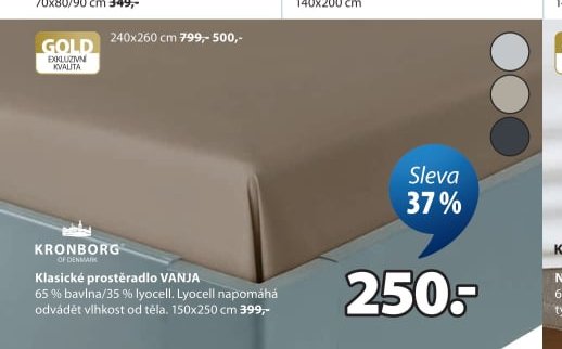 Klasické prostěradlo VANJA