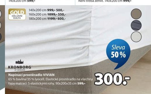 Napínací prostěradlo VIVIAN