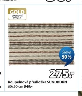 Koupelnová předložka SUNDBORN