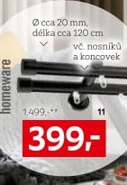 11 Tyč Sienna na závěsy