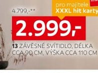 13 ZÁVĚSNÉ SVÍTIDLO (vlevo dole)