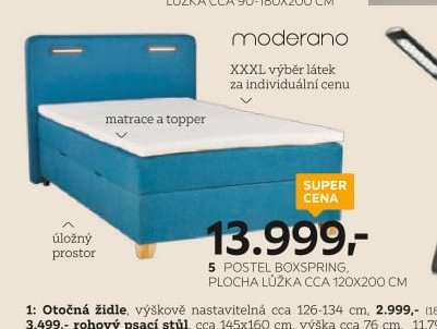 Postel boxspring