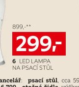 LED lampa na psací stůl