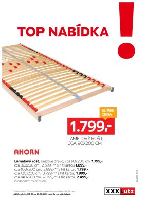 akční leták XXXLutz 10.8.2026-23.8.2026