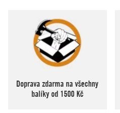 Doprava zdarma na všechny balíky od 1500 Kč