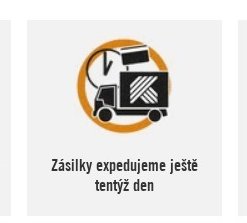 Zásilky expedujeme ještě tentýž den