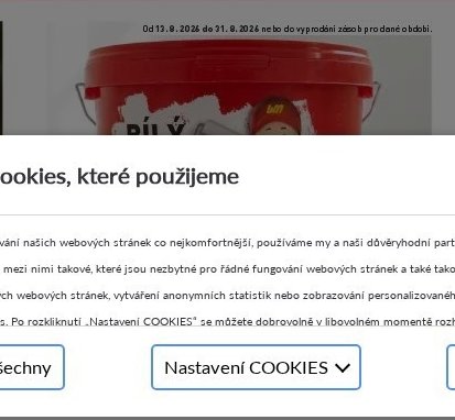 Bílý malířský nátěr