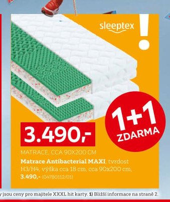 Matrace Antibacterial MAXI