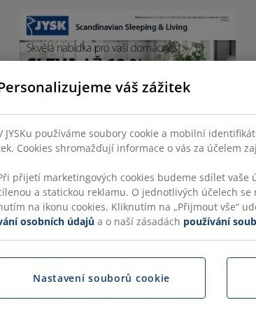 JYSK akční leták