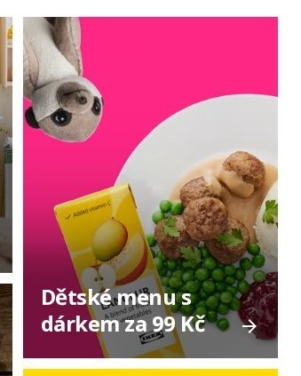 Dětské menu s dárkem