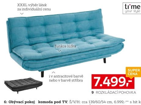 rozkládací pohovka