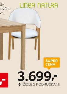6 Židle s područkami