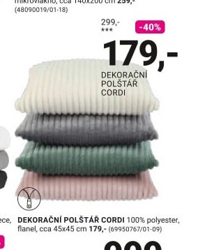 Dekorační polštář Cordi