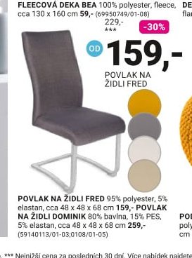 Povlak na židli Fred
