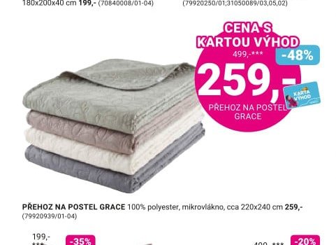 PŘEHOZ NA POSTEL GRACE