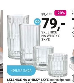 Sklenice na whisky Skye