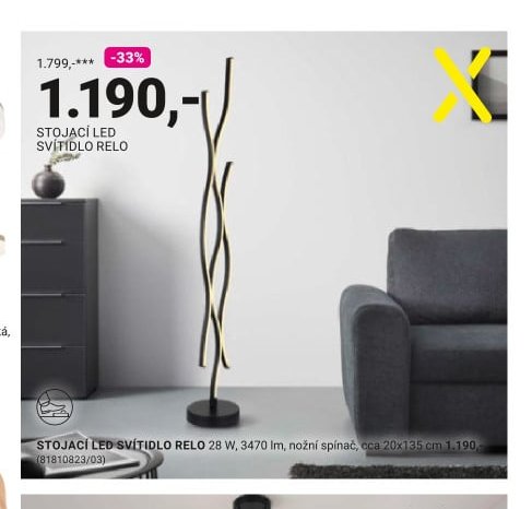 STOJACÍ LED SVÍTIDLO RELO