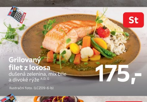 Grilovaný filet z lososa