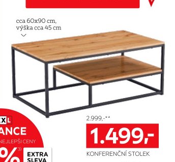 Konferenční stolek (cca 60x90 cm)