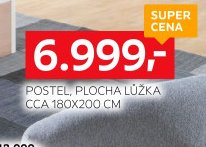 POSTEL, PLOCHA LŮŽKA CCA 180X200 CM