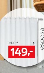 Hotový závěs Batist
