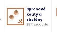 Sprchové kouty a zástěny