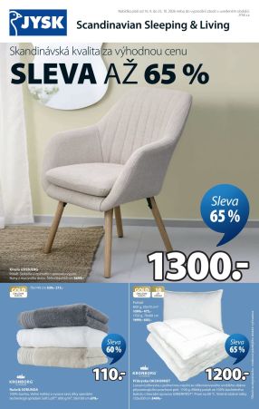 akční leták Jysk 16.9.2026-25.10.2026