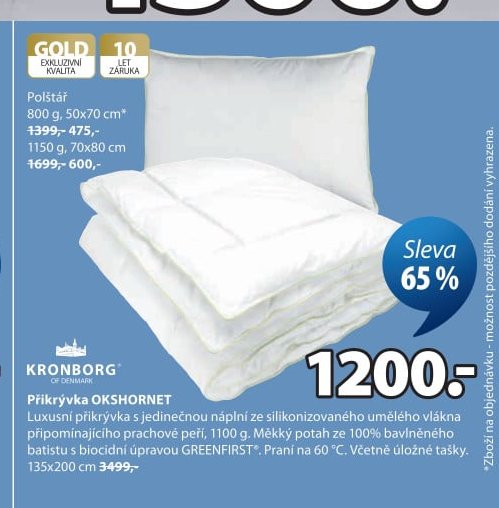 Polštář (část nabídky)