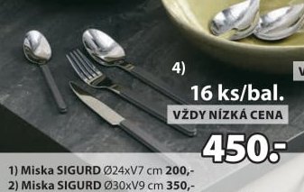 Sada příborů OVE ABS a nerez ocel. 16 ks/balení.