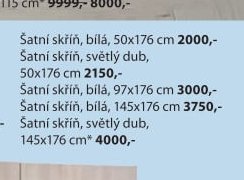 Šatní skříně (seznam)