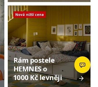 Rám postele HEMNES