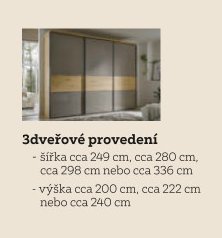 3dveřové provedení