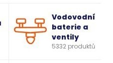 Vodovodní baterie a ventily