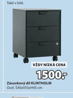 Zásuvkový díl KLINTHOLM