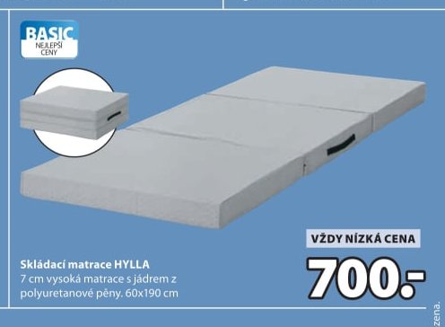 Skládací matrace HYLLA