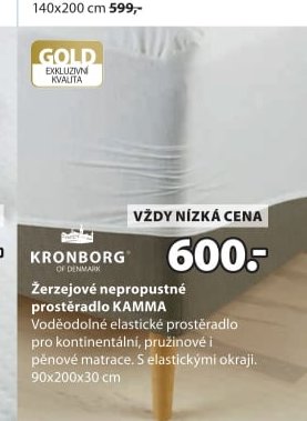 Žerzejové nepropustné prostěradlo KAMMA
