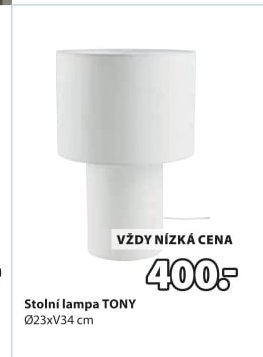 Stolní lampa TONY