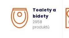 Toalety a bidety