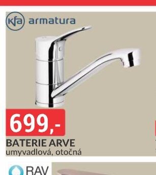 BATERIE ARVE umyvadlová, otočná
