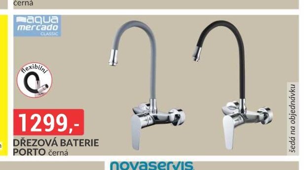 DŘEZOVÁ BATERIE PORTO černá