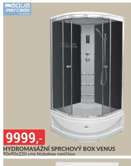 HYDROMASÁŽNÍ SPRCHOVÝ BOX VENUS