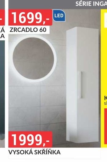 Série Inga bílá - Zrcadlo 60