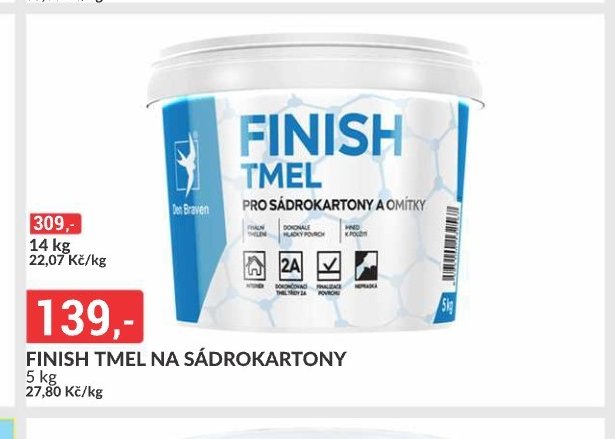 FINISH TMEL NA SÁDROKARTONY