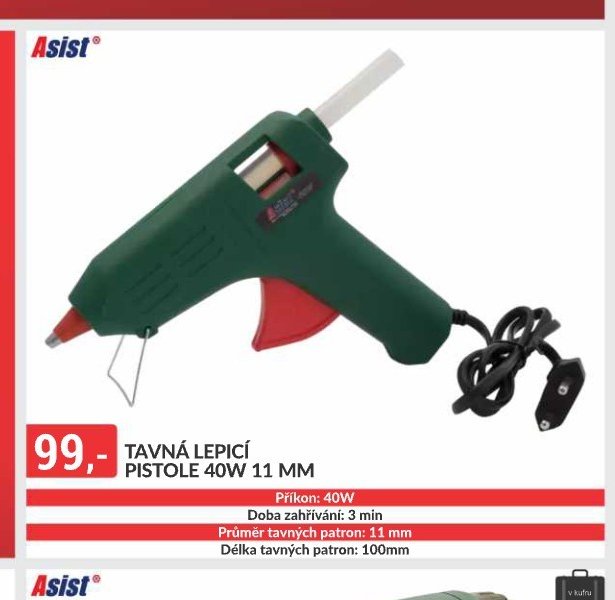 TAVNÁ LEPICÍ PISTOLE 40W 11 MM
