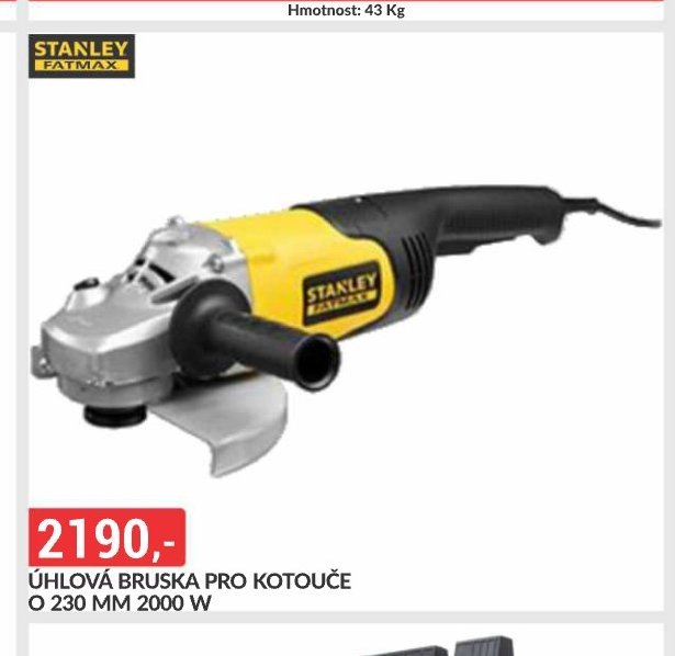 ÚHLOVÁ BRUSKA PRO KOTOUČE O 230 MM 2000 W
